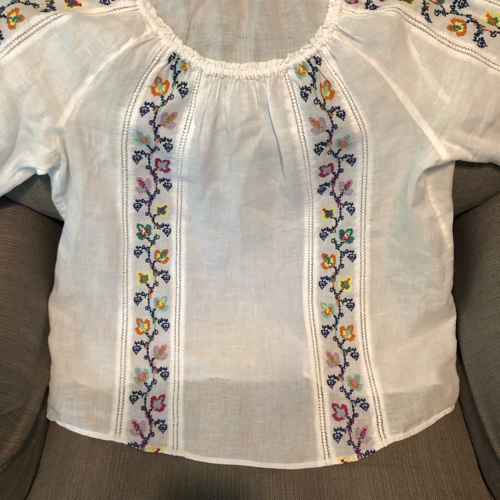 100% linen J.Jill blouse. Beautiful and perfect condition